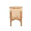 Woven bamboo basket